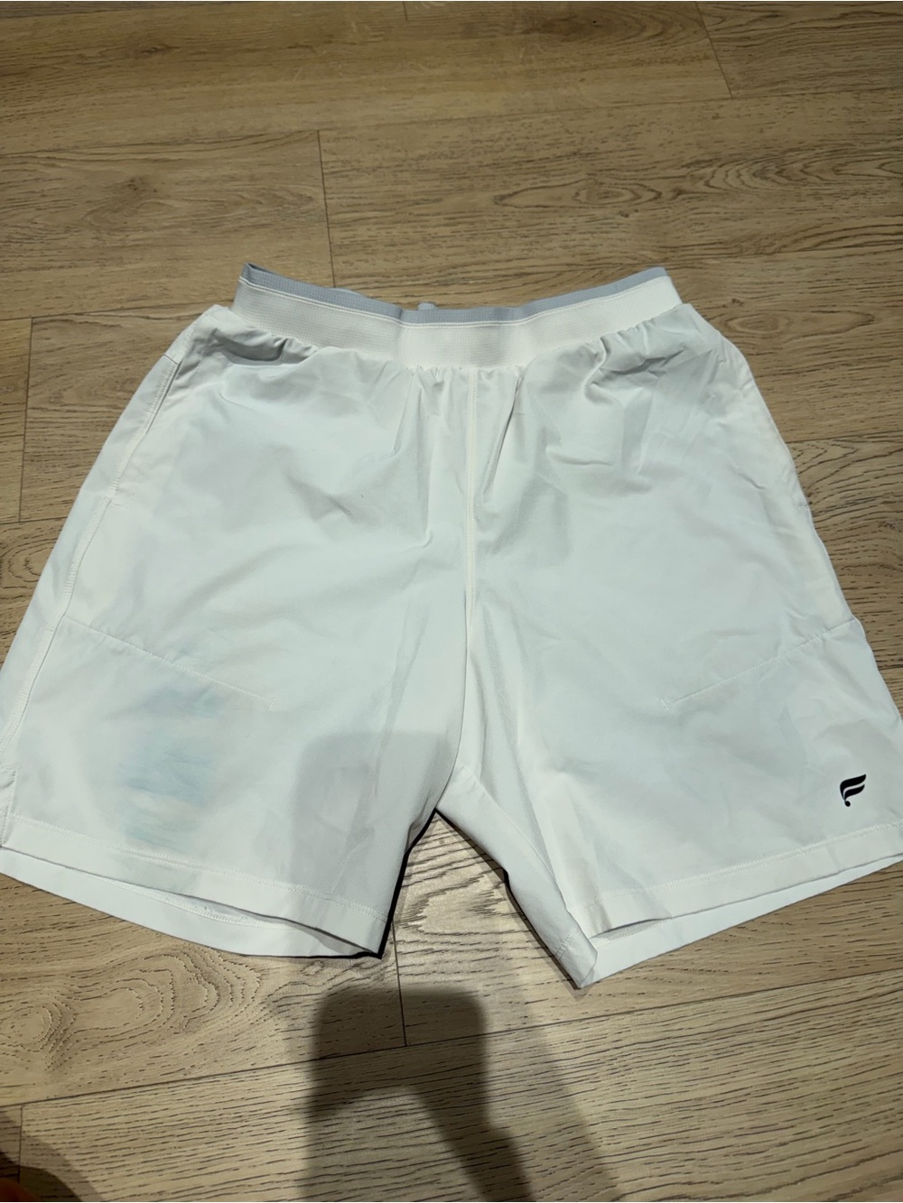 Fabletics Men's White Athletic Shorts Large